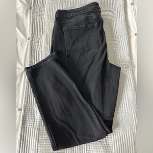 Old Navy Black Women's Straight Leg Jeans